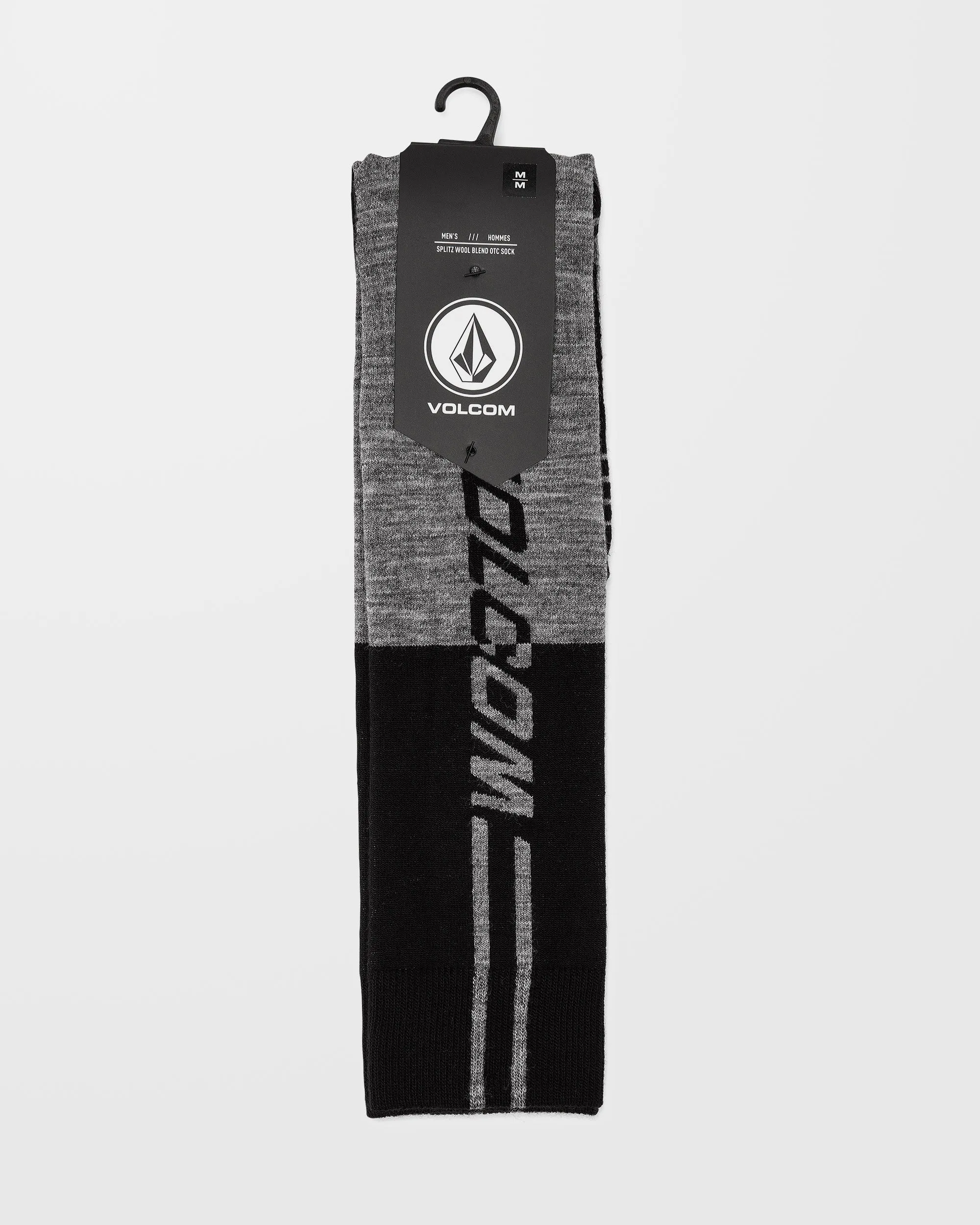 Splitz Wool Blend Otc Socks - Heather Grey