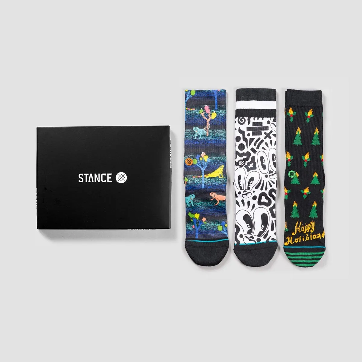 Stance Foundation 1 Socks 3 Pack Box Set Various