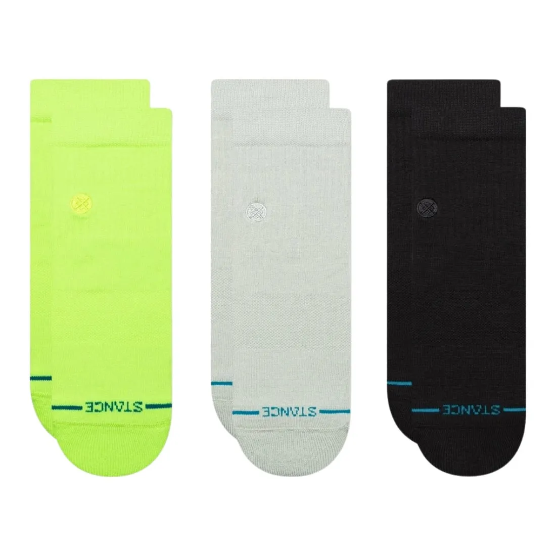 Stance Icon Quarter Socks (3 Pack) - Multi