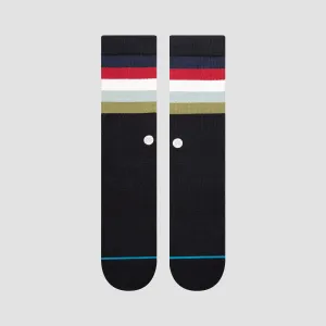 Stance Maliboo Crew Socks Black Fade