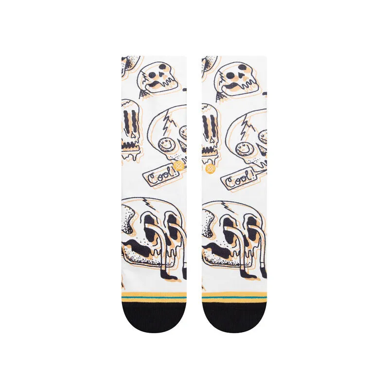 Stance Talking Heads Vitage White Socks