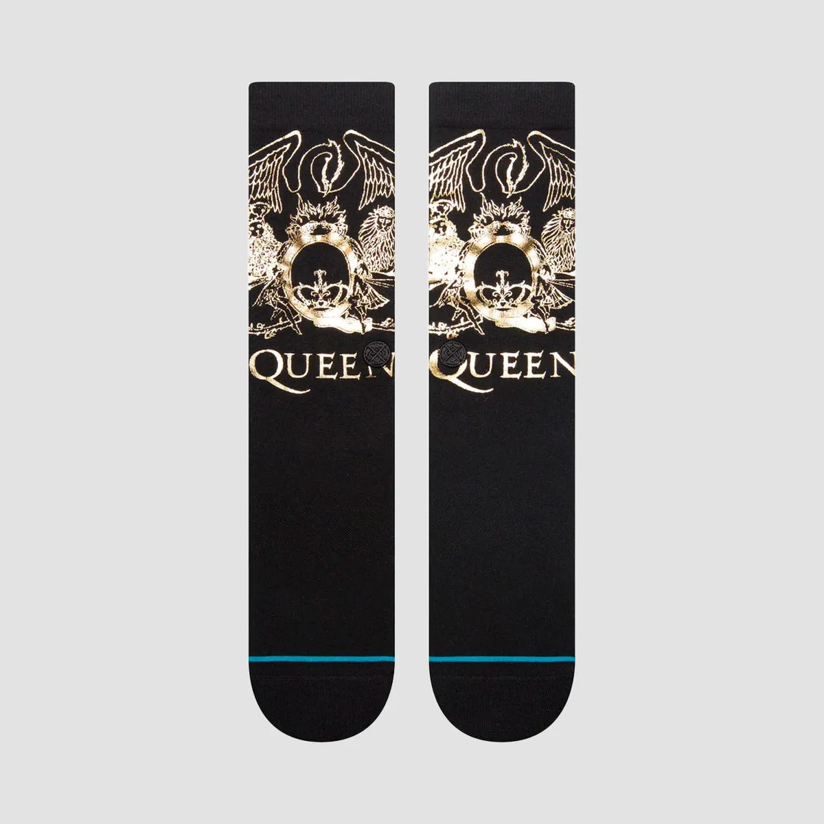 Stance X Queen Golden Crew Socks Black