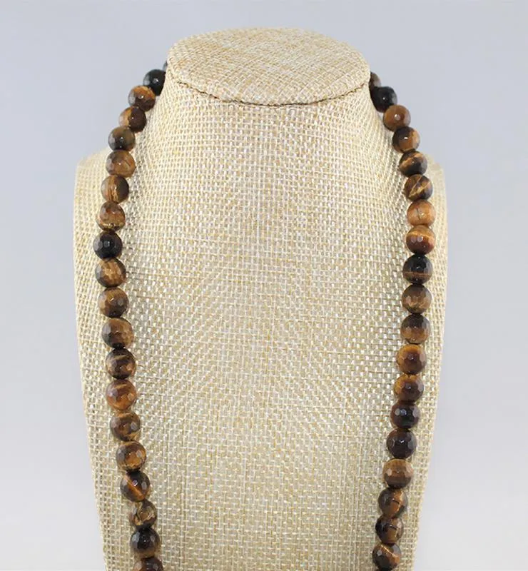 Tiger Eye Bead Necklace