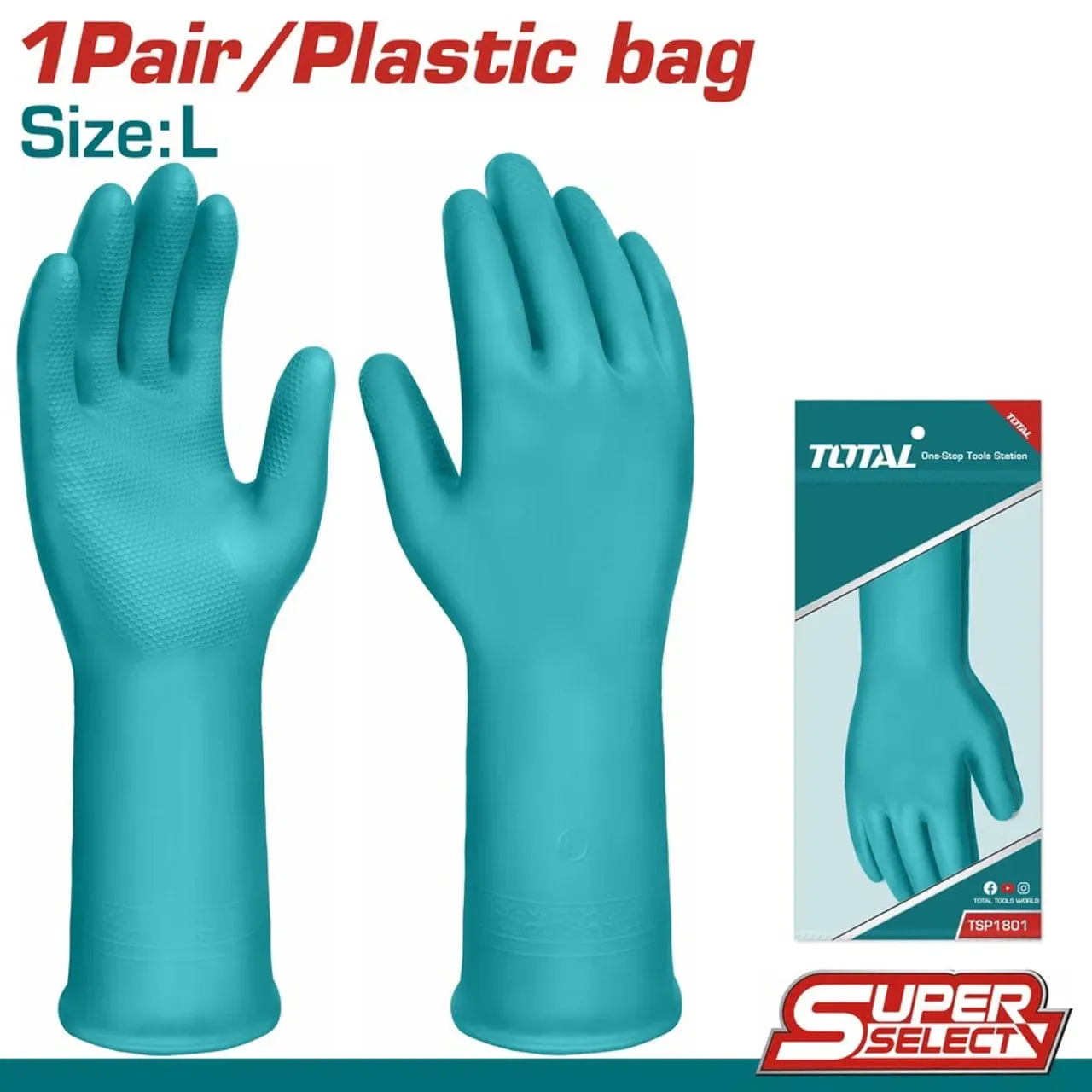 Total PVC Gloves - TSP1801