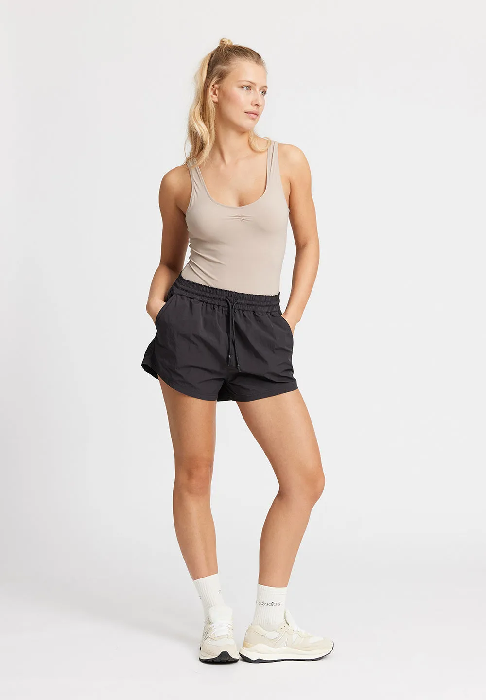 Track Shorts Petra - almost black