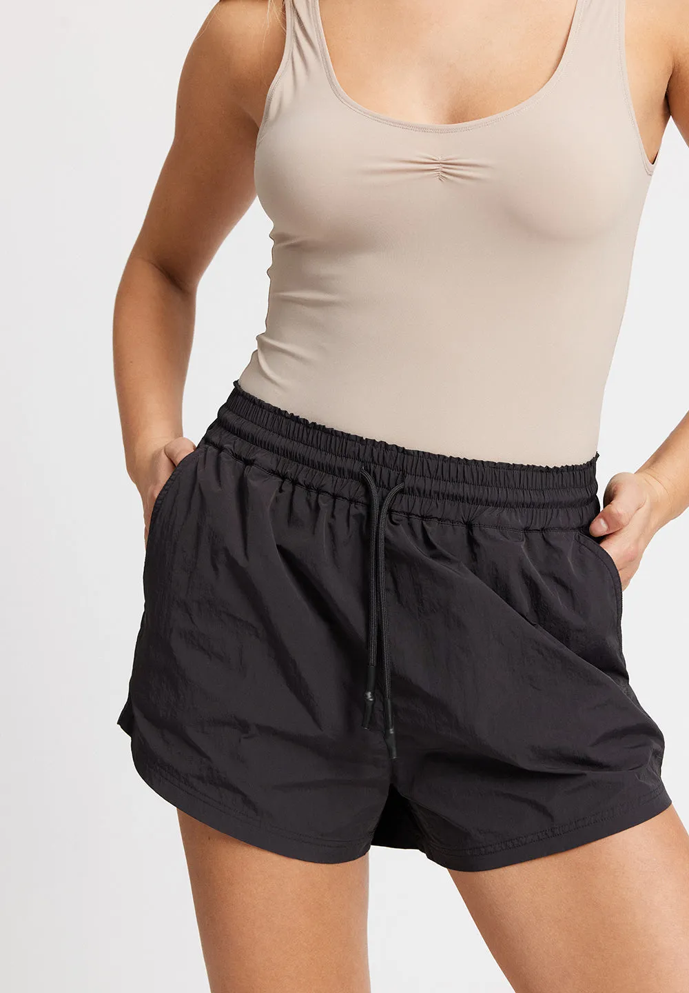 Track Shorts Petra - almost black