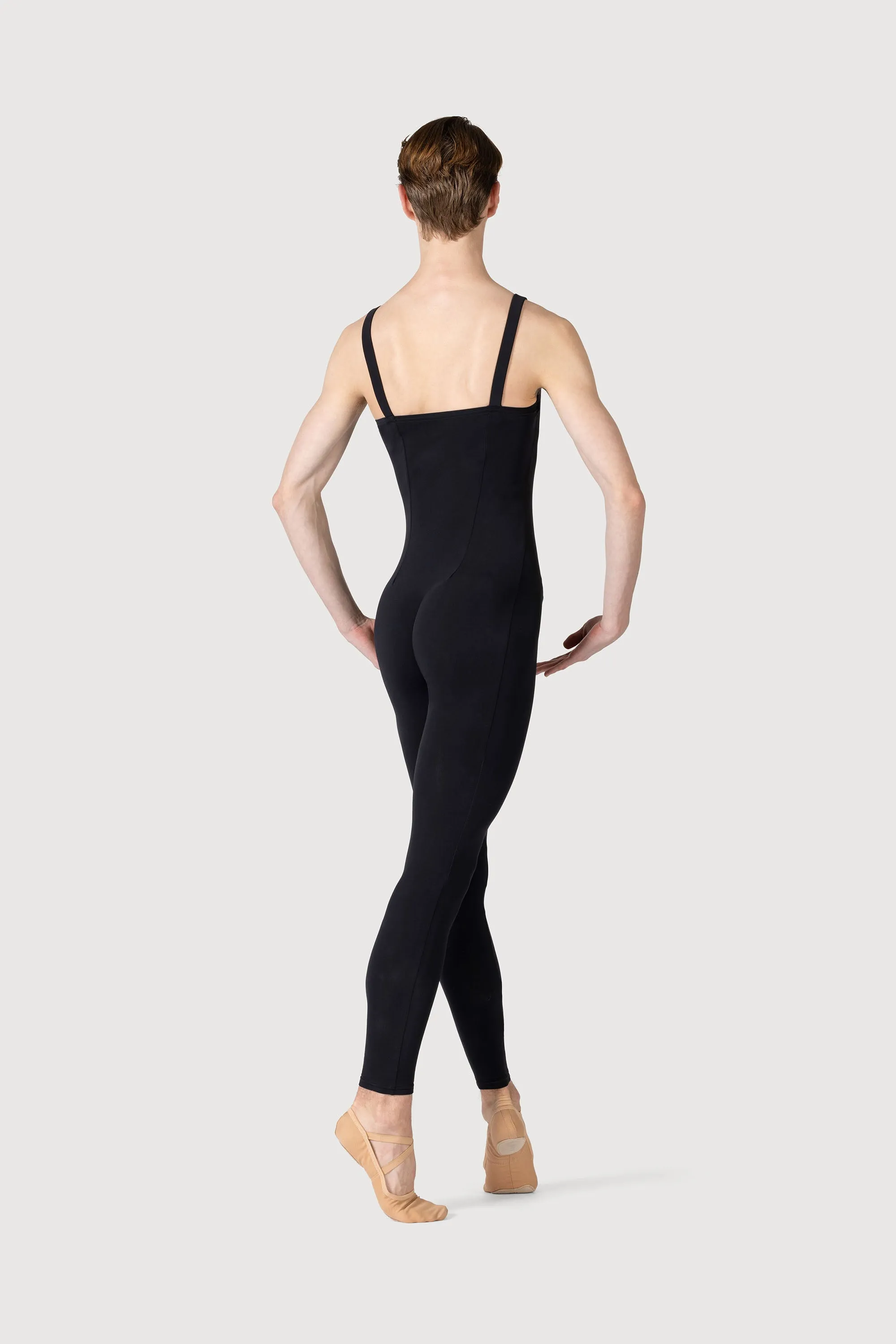 U3700M - Bloch Curtis Tank Strap Seamed Mens Unitard