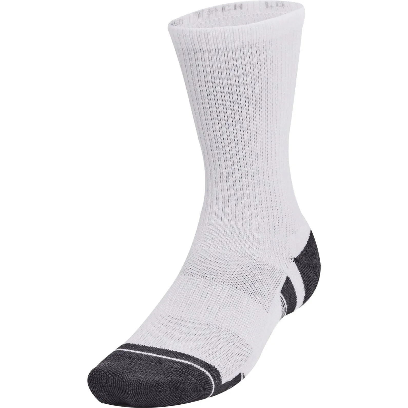 Under Armour Performance Tech (3 Pack) Crew Socks - White