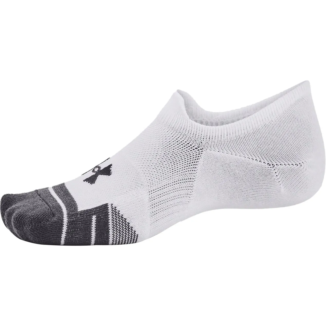 Under Armour Performance Tech (3 Pack) Ultra Low Tab Socks - White