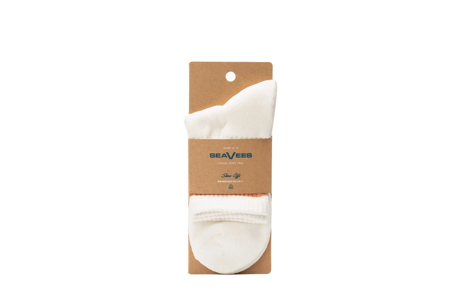 Unisex - Show-Off Mini Crew Sock - Natural