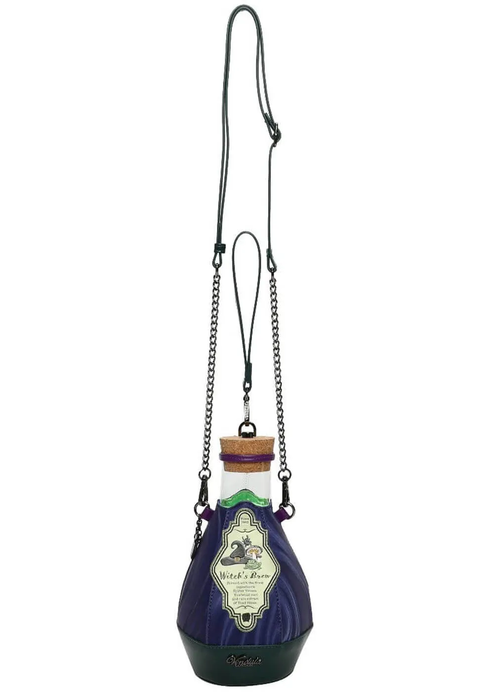 Vendula London The Witches Pantry Potion Bottle Bag Violet
