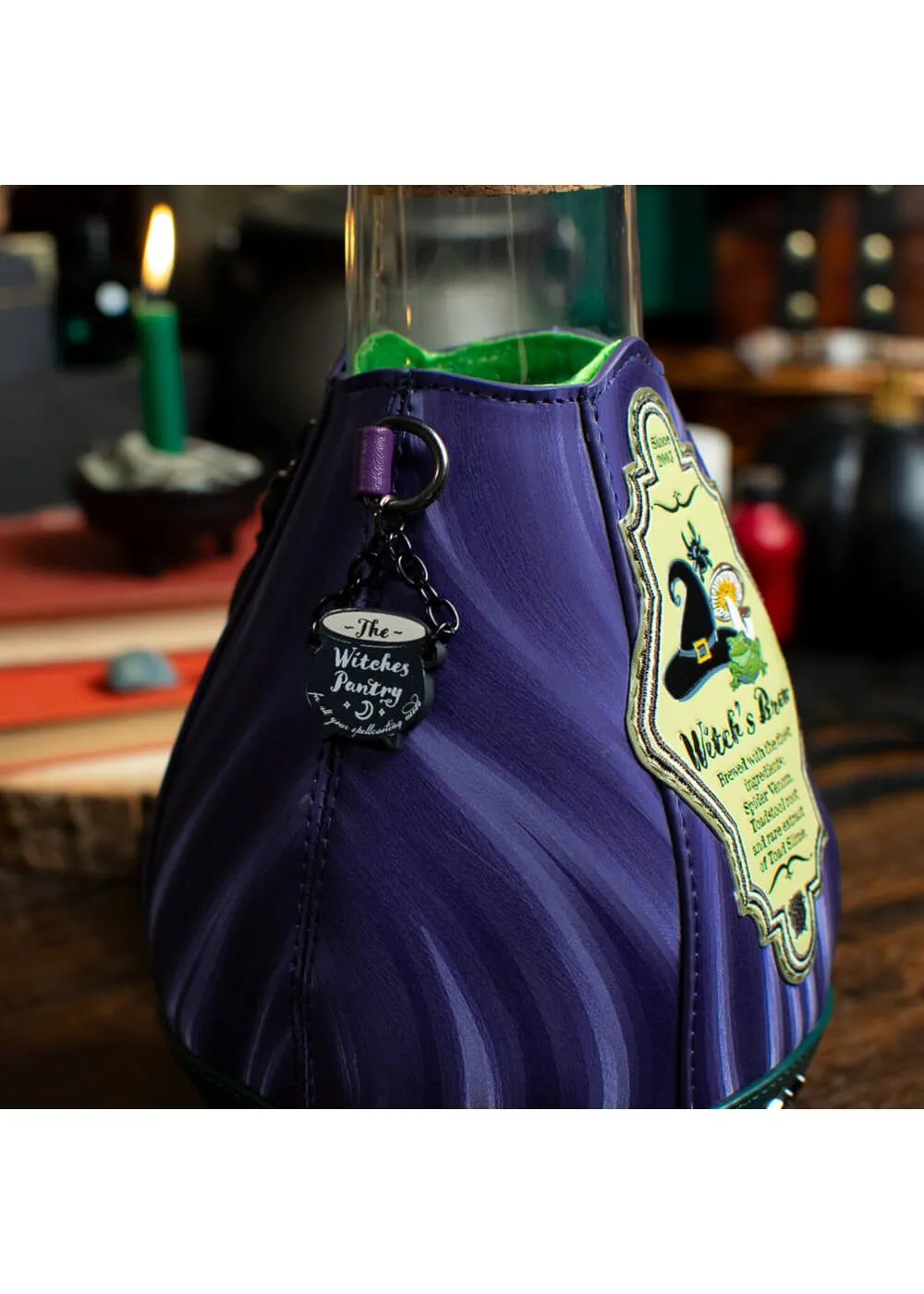 Vendula London The Witches Pantry Potion Bottle Bag Violet