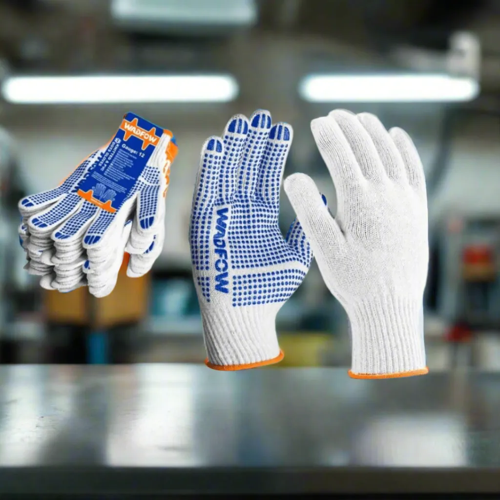 Wadfow Knitted & PVC dots Gloves - WKG1801