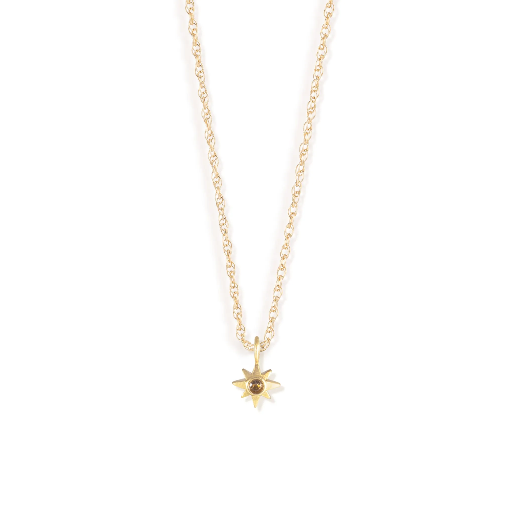 White Topaz Capella Pendant Necklace