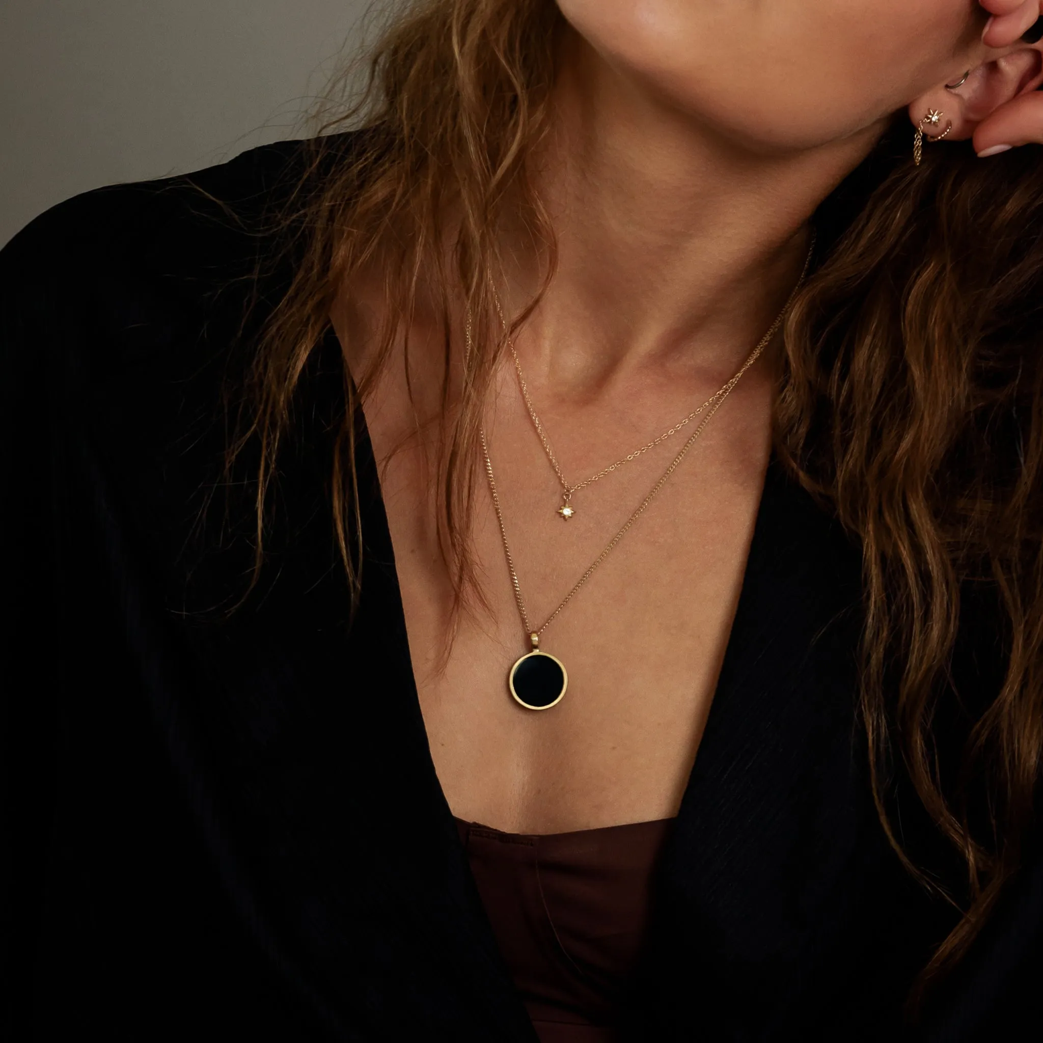 White Topaz Capella Pendant Necklace