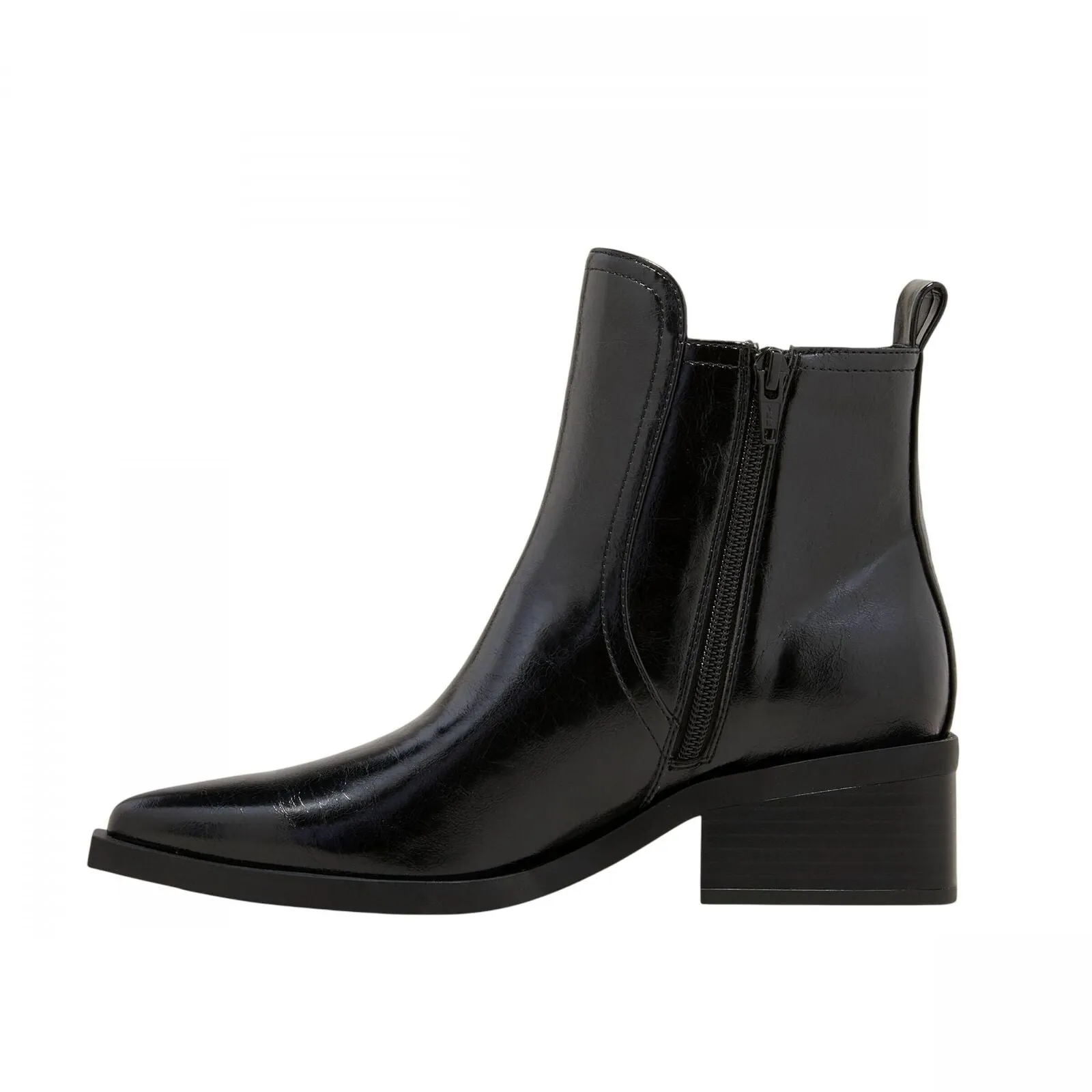 Wild Fable Giovanna Buckle Western Ankle Boots with Memory Foam Insole Black 8M