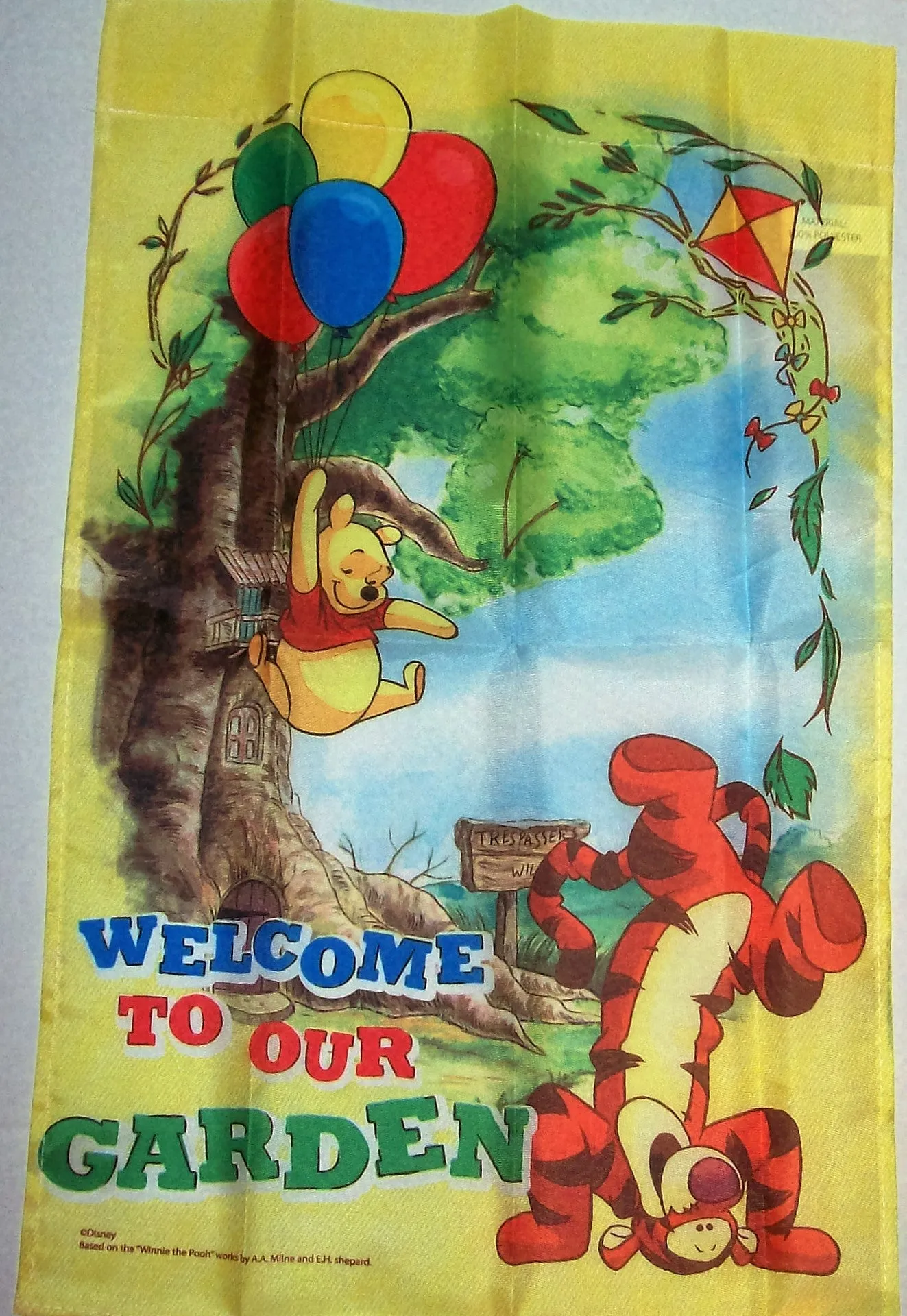Winnie The Pooh Garden Flag
