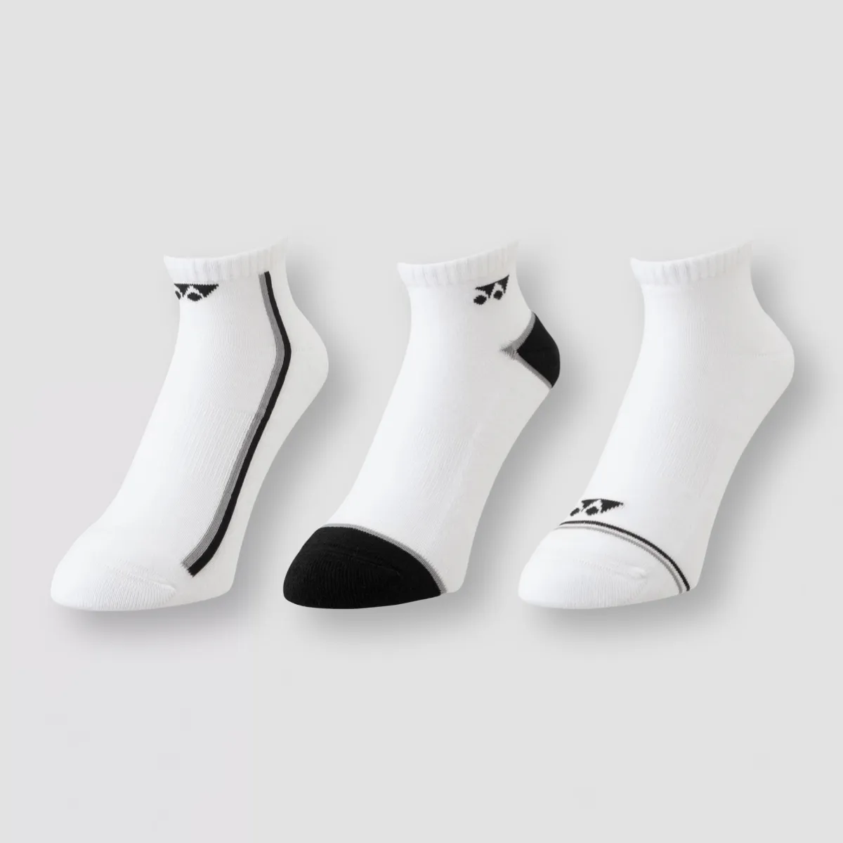 YONEX Low Cut Junior Socks (Pack of 3) Assorted 19190JEX